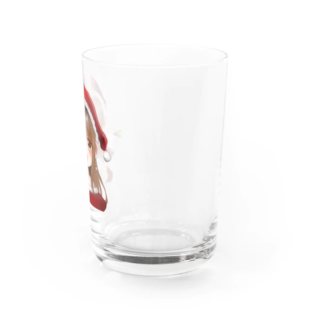 乾杯がーるずSHOPのKanpaiGirl「クリスマスちゃん」グラス Water Glass :right