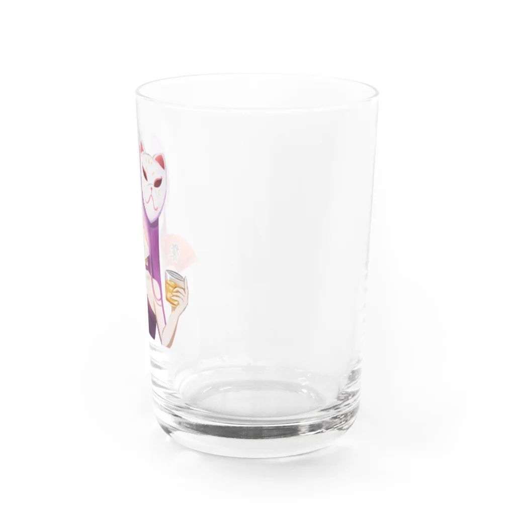 乾杯がーるずSHOPのKanpaiGirl「夏祭りちゃん」グラス Water Glass :right