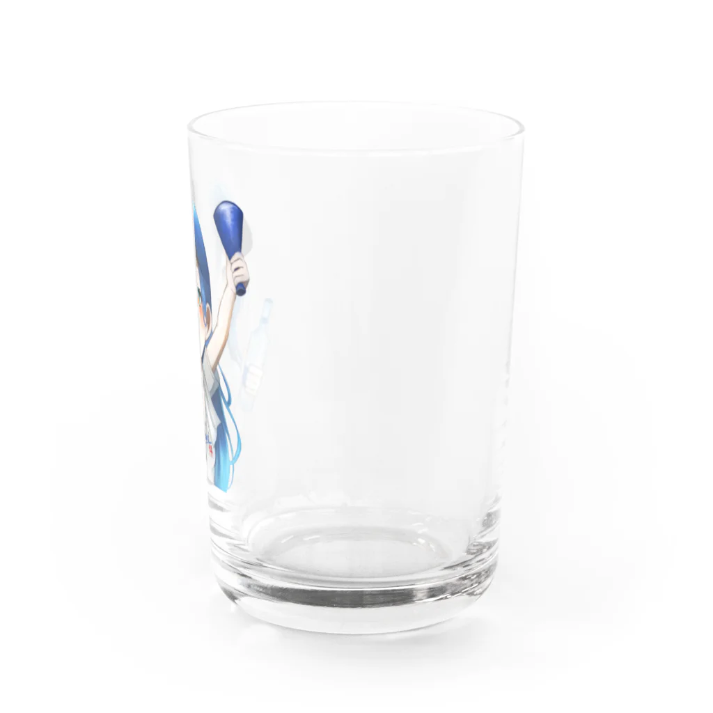 乾杯がーるずSHOPのKanpaiGirl「野球観戦ちゃん」グラス Water Glass :right