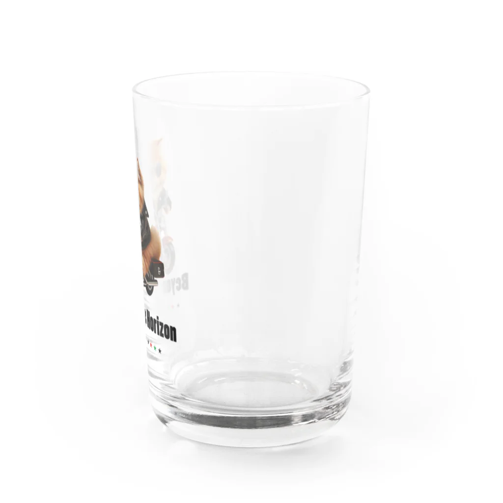 yuruTの地平線の彼方へ飛ぶにゃ Water Glass :right