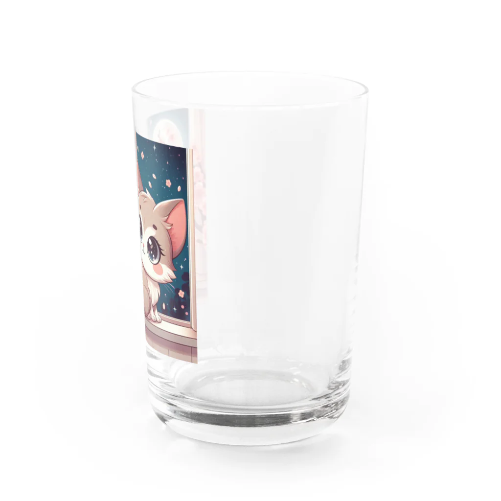 rinngの目が可愛い猫グッズ Water Glass :right