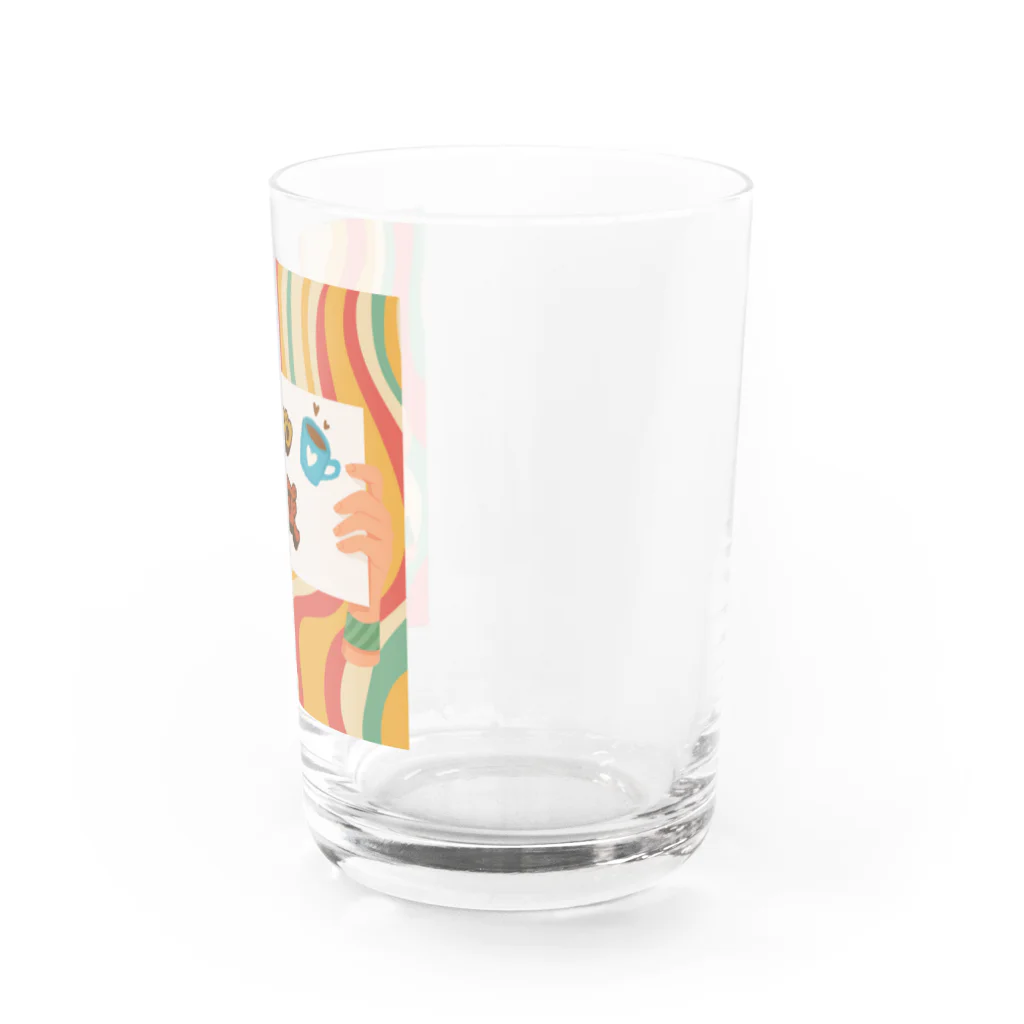 Cafe Mokaのティータイム Water Glass :right