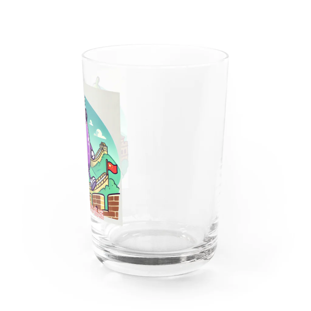 レトロのナスビー中国へ行く Water Glass :right