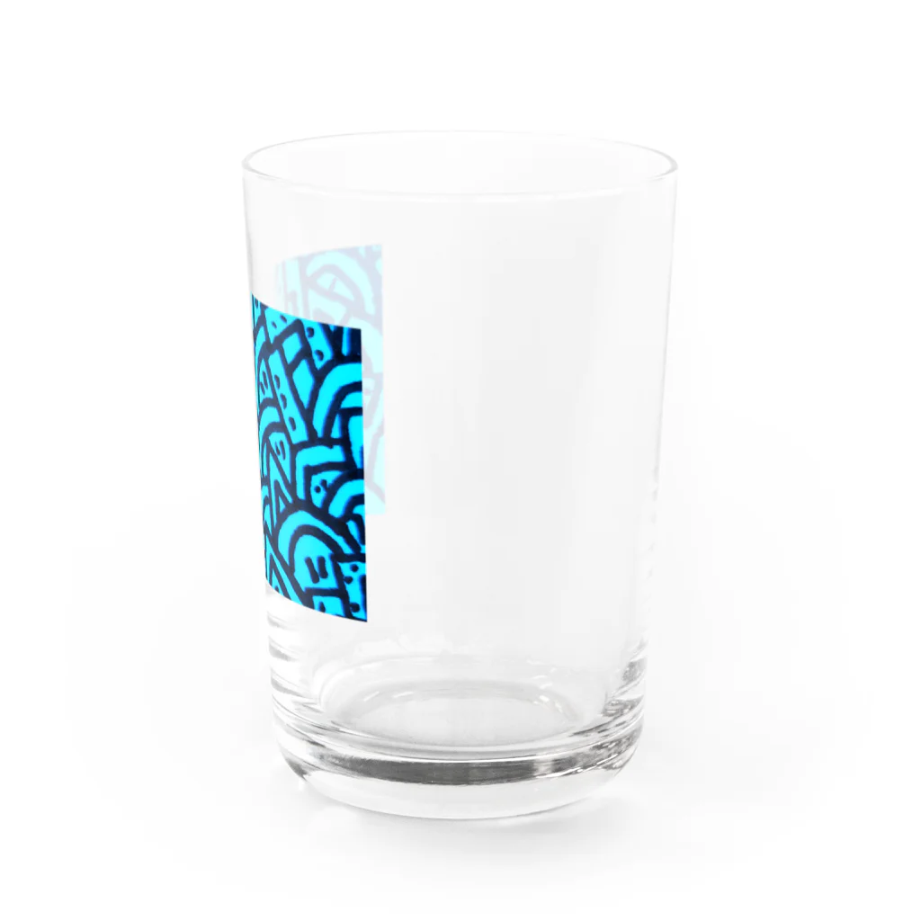 ぐれんぴーすの落書き Water Glass :right