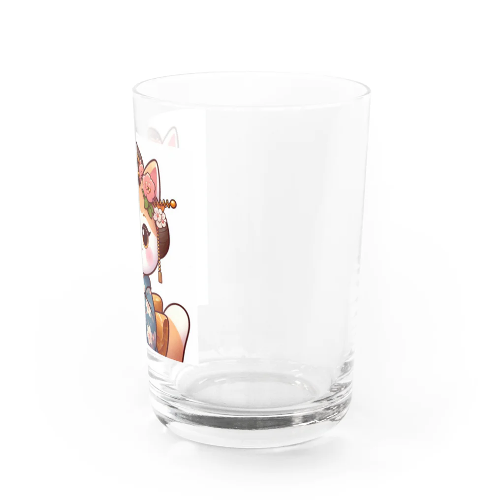 sophie138の舞妓ネコおにゃん Water Glass :right