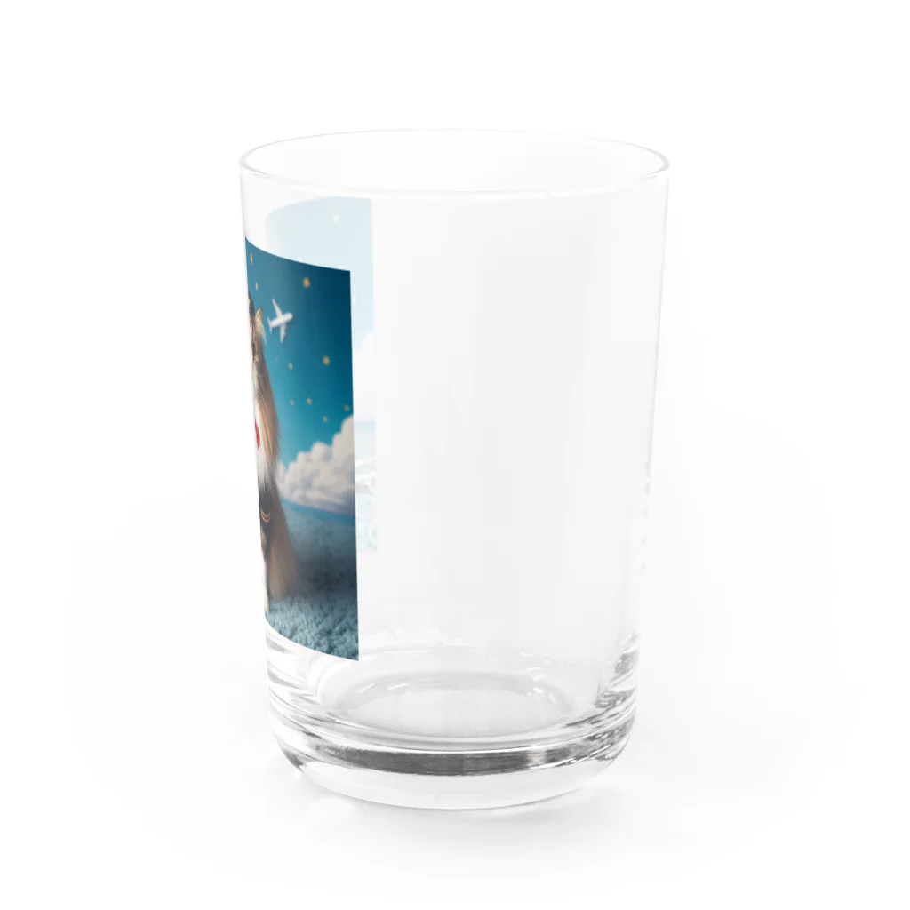 sophie138の猫の客室乗務員 Water Glass :right