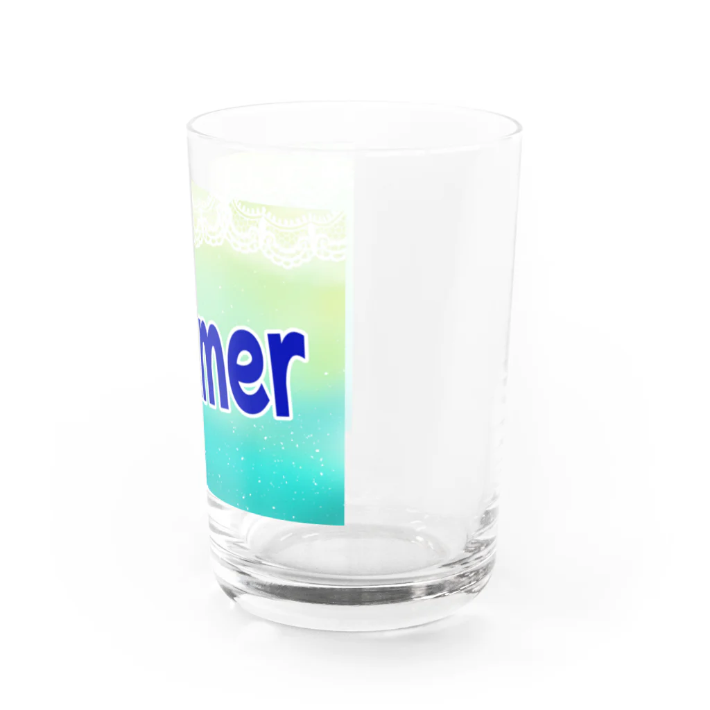atelier_lapislazuliの夏メロンソーダ Water Glass :right