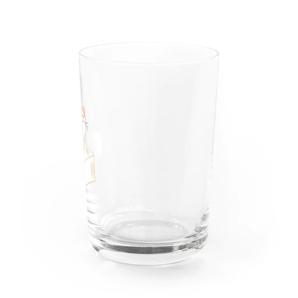 やーちゃグッズのニャンもっち Water Glass :right