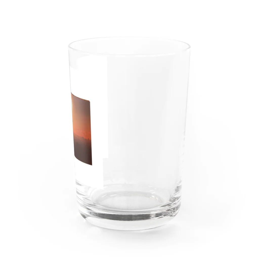 いっしーオリジナルの東京タワーと夕日 Water Glass :right