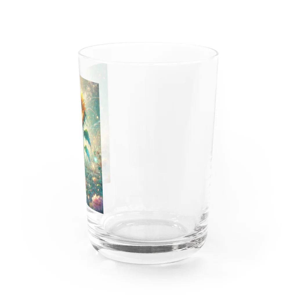 takapoonの「朝日の中の希望」 Water Glass :right