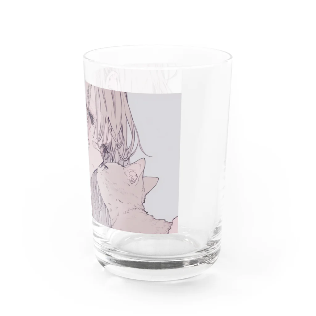 as -AIイラスト- の心配 Water Glass :right