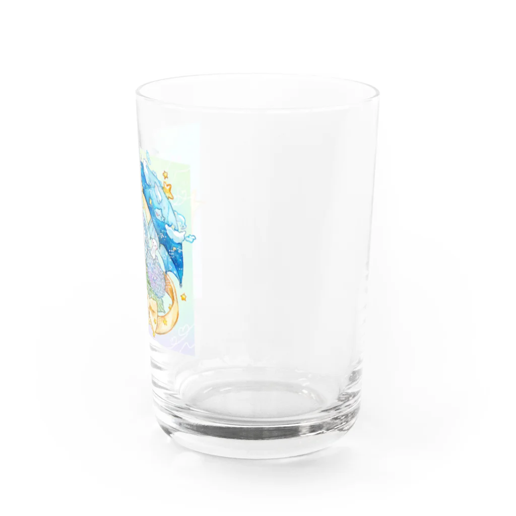 ナルセキョウのアジサイクラゲ Water Glass :right