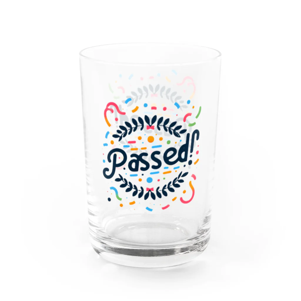 わっしょいの合格PASSED Water Glass :right