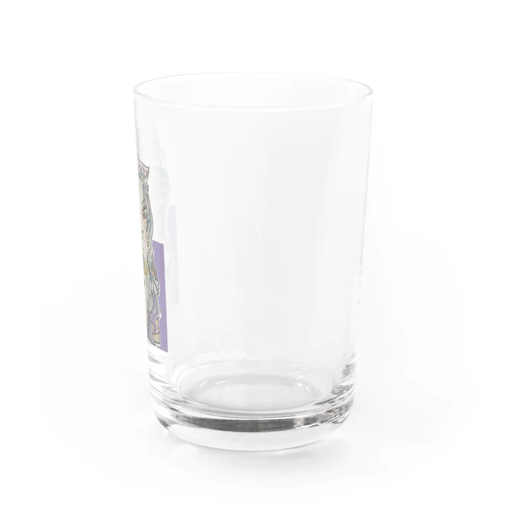 🐻 kumahana 🌷の🐈‍⬛💜 Water Glass :right