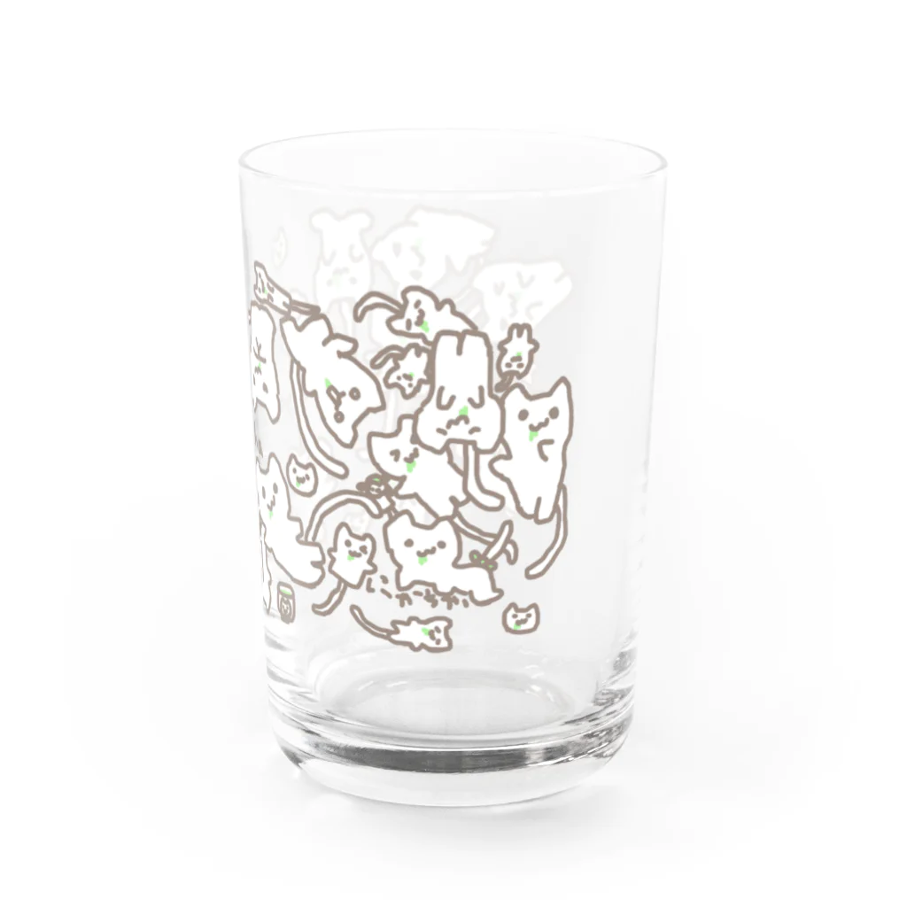 NYACHA&BOOCHAのにゃーちゃ、いっぱいにゃ Water Glass :right