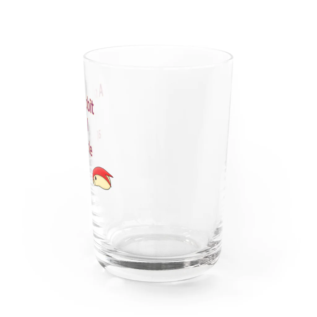 Lily bird（リリーバード）の英字付き うさぎリンゴちゃん Water Glass :right