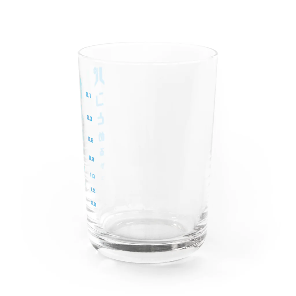 すとろべりーガムFactoryのパンの袋とめるやつ 視力検査 Water Glass :right