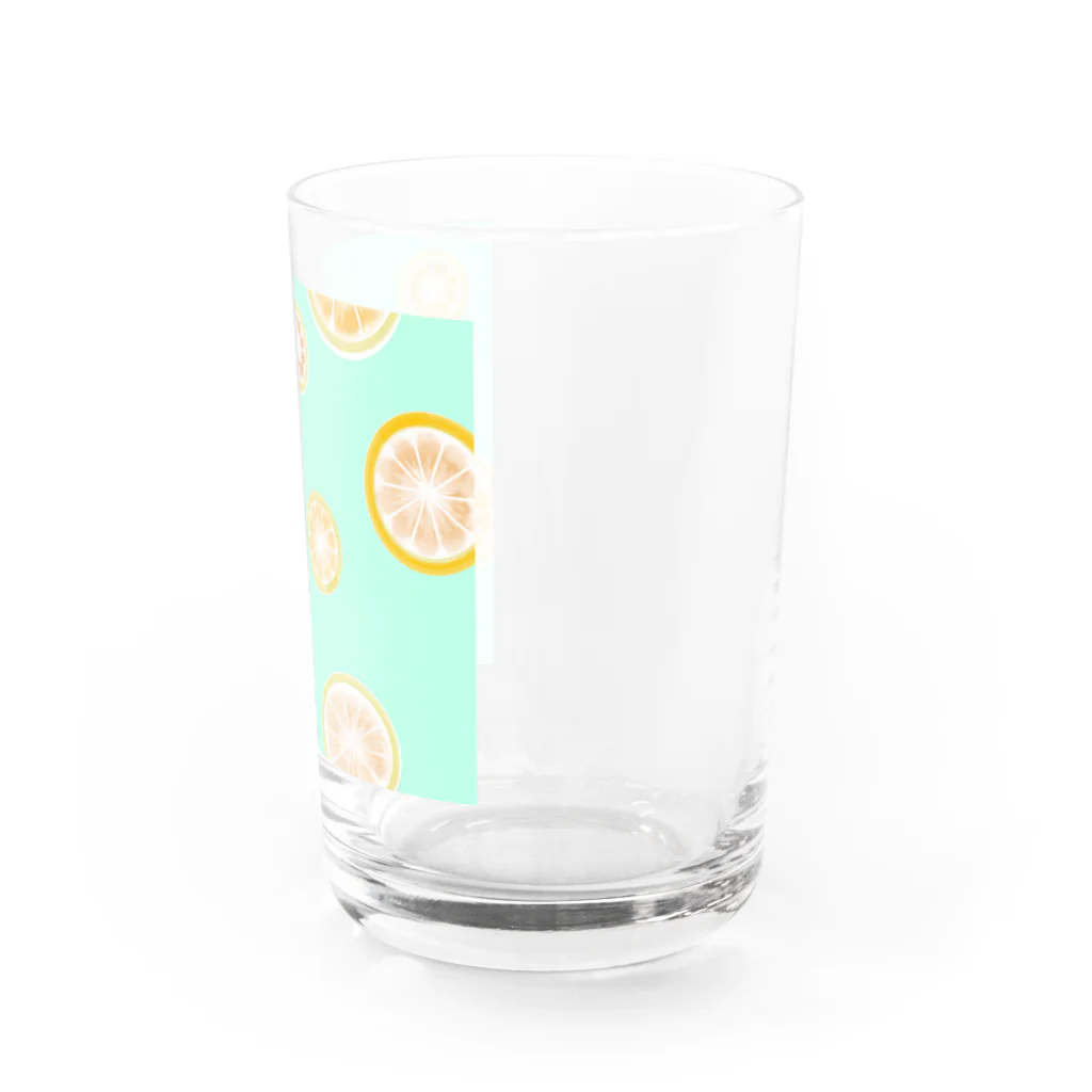 Shiro*の輪切りレモンshiroko Water Glass :right