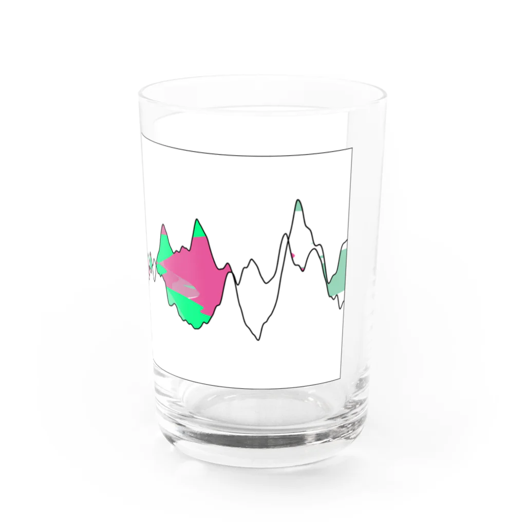 レオナのDancing Wave Water Glass :right