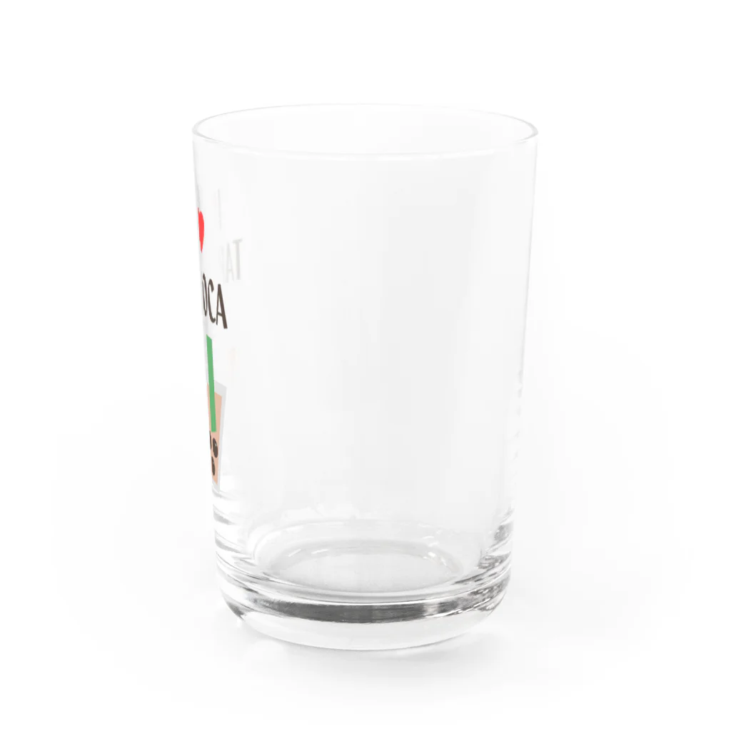 れなしやのI♥TAPIOCA Water Glass :right