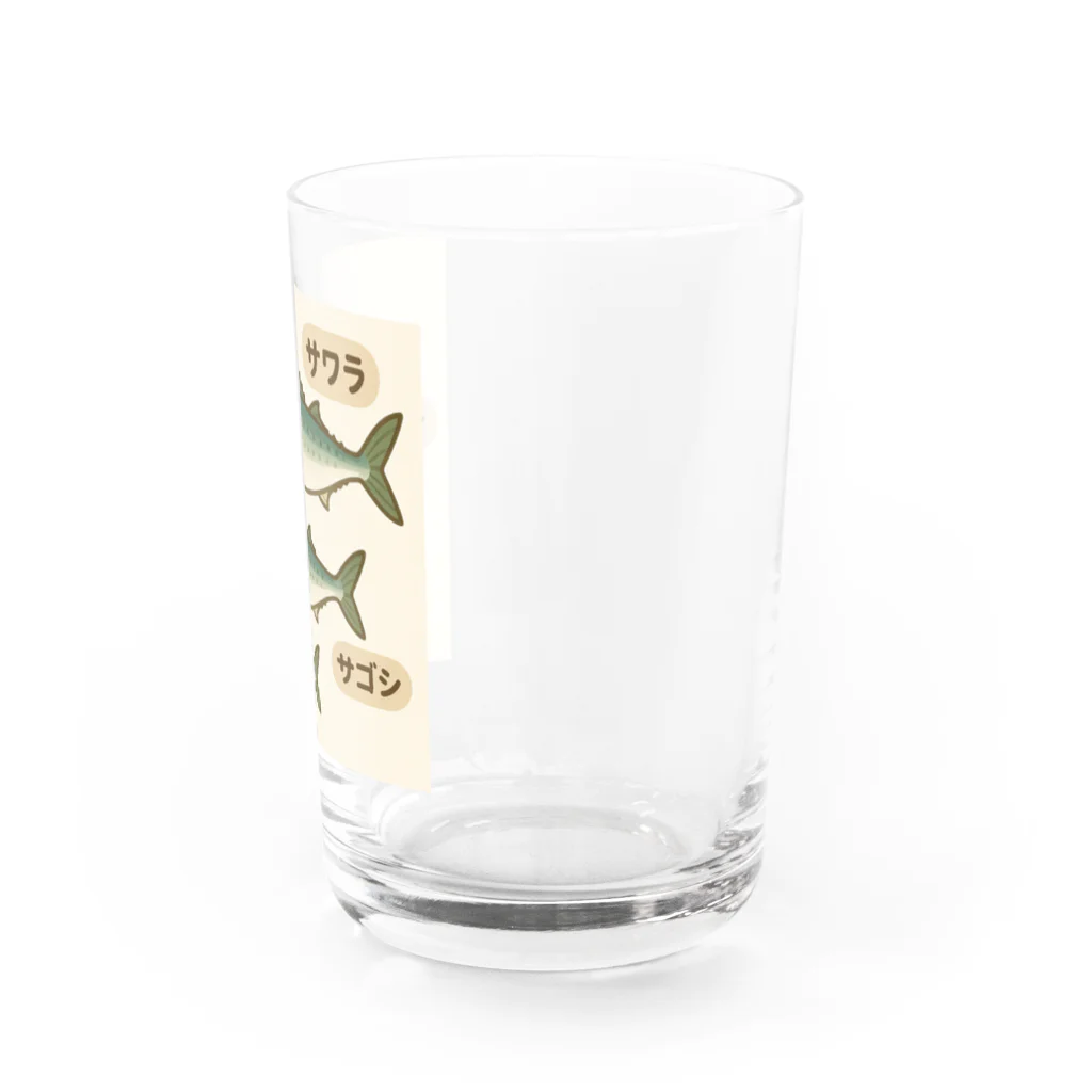 魚屋チーフの出世祝　出世魚ユニークシリーズ Water Glass :right