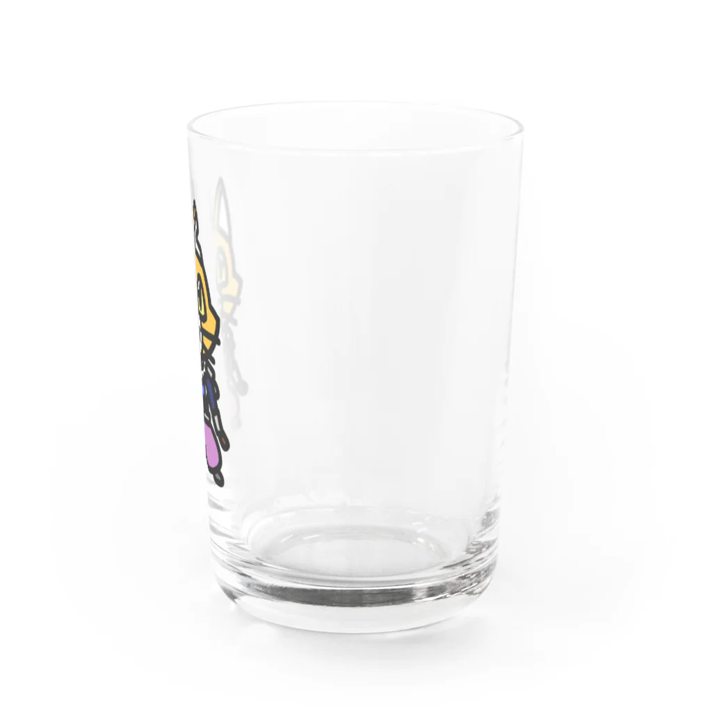 キャットＣのこうじょうけんがくのキャットＣ「棒立ち」 Water Glass :right