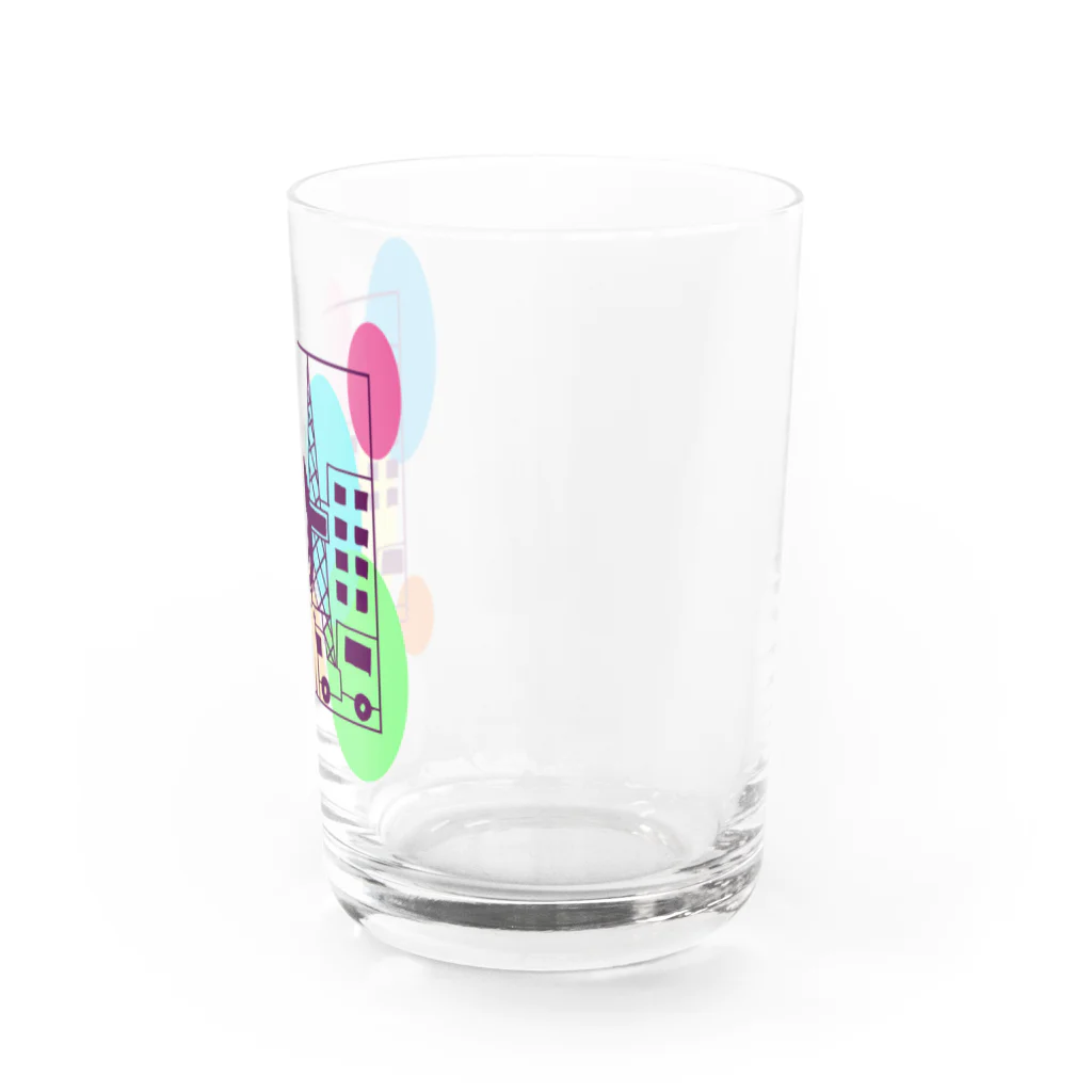 ふくたつショップのシティーライツ Water Glass :right