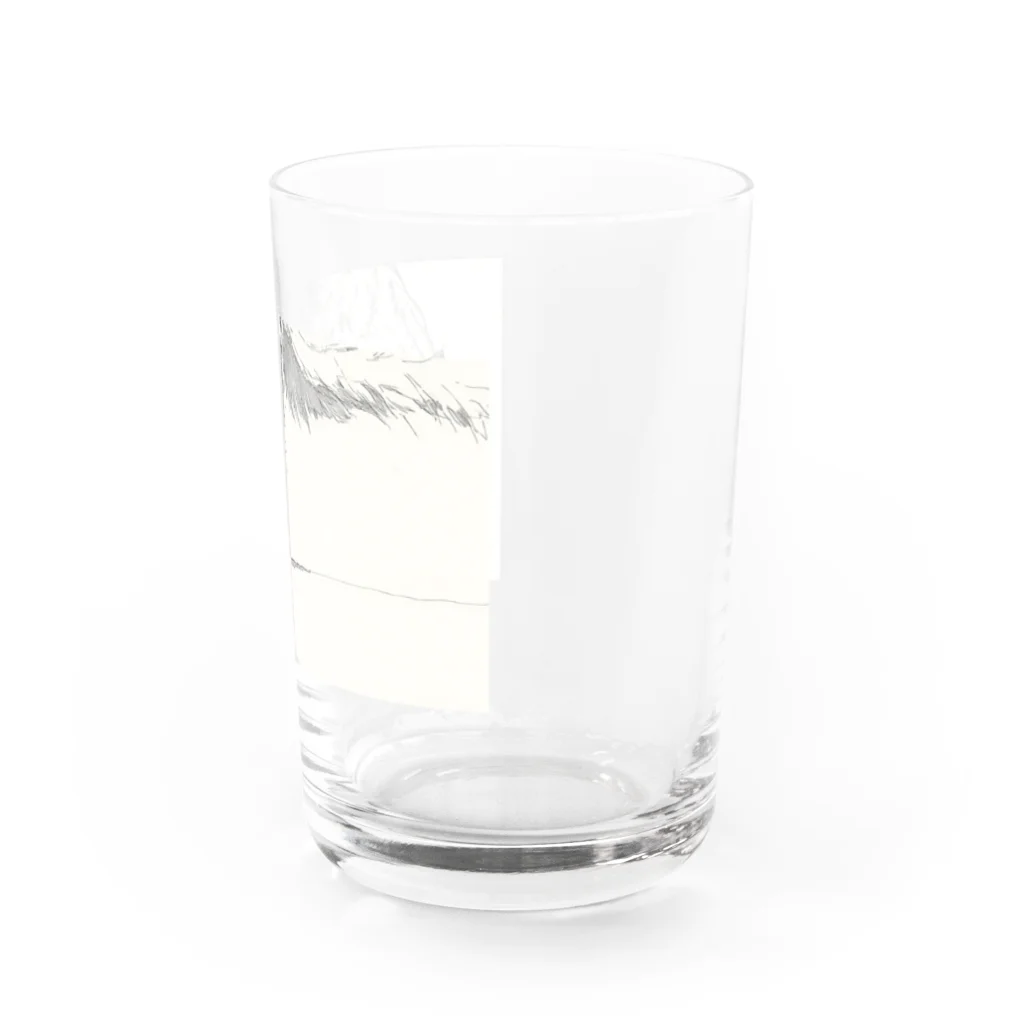 sperz shopの威嚇白猫 Water Glass :right