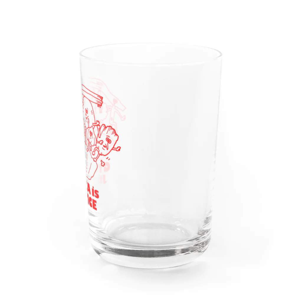 835EMIKOの餃子 is JUSTICE Water Glass :right