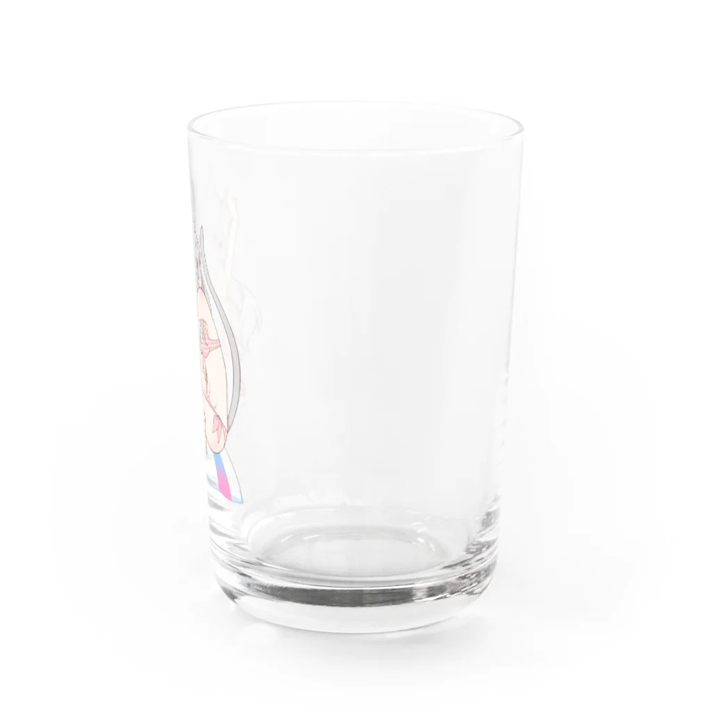 thumbnailのCat(swimwear)_(glass cup) グラス右面