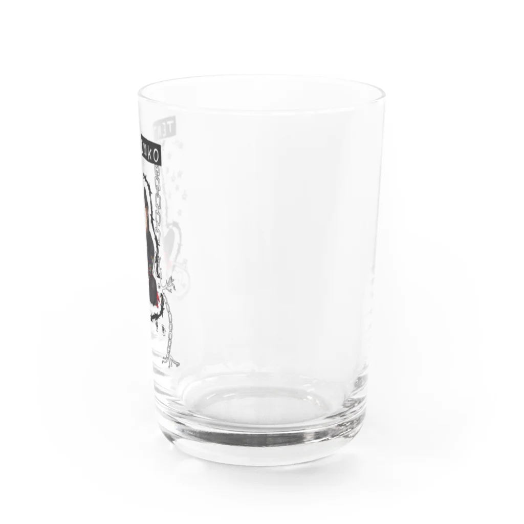 テンテン商店 in SUZURIのテンテンコ お絵かきシリーズ~☤交感神経☤~ Water Glass :right