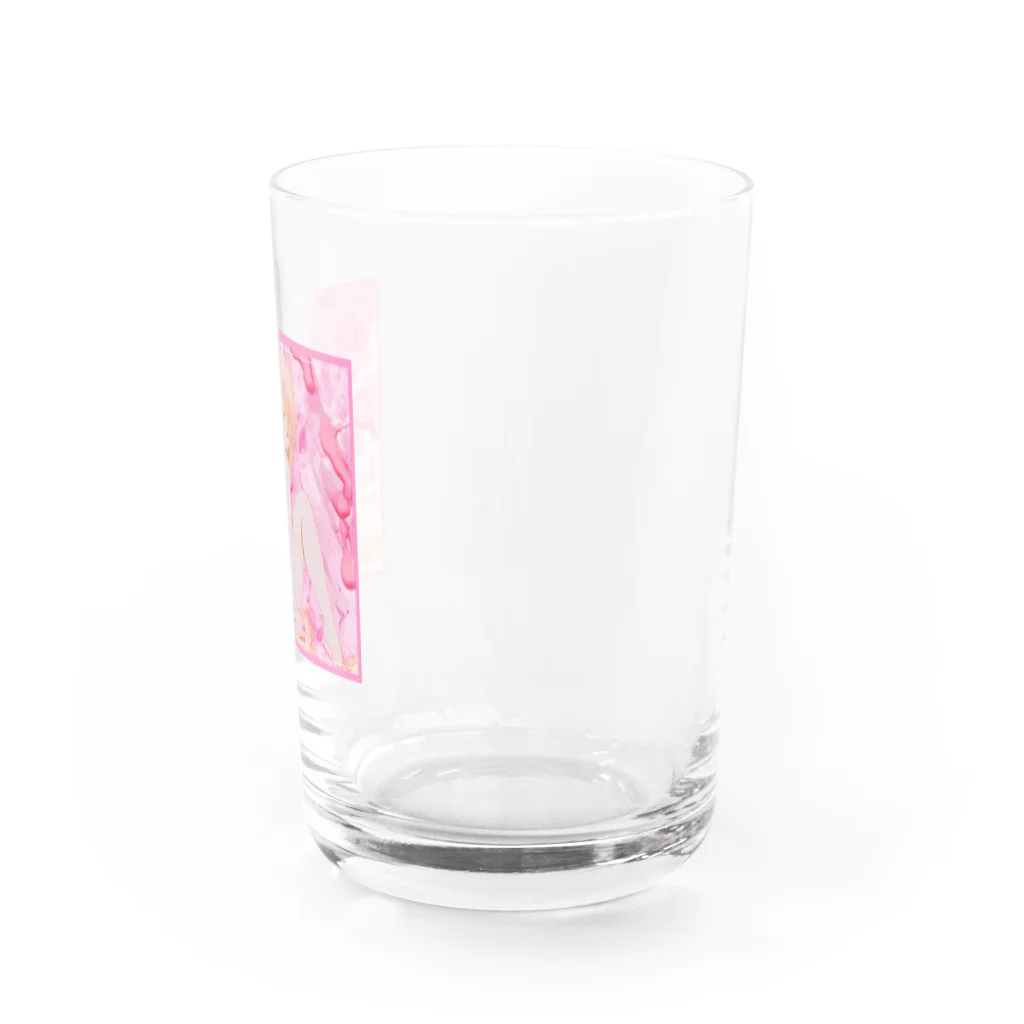 ミドルのおえかき帳の病める時もって言ってよ Water Glass :right