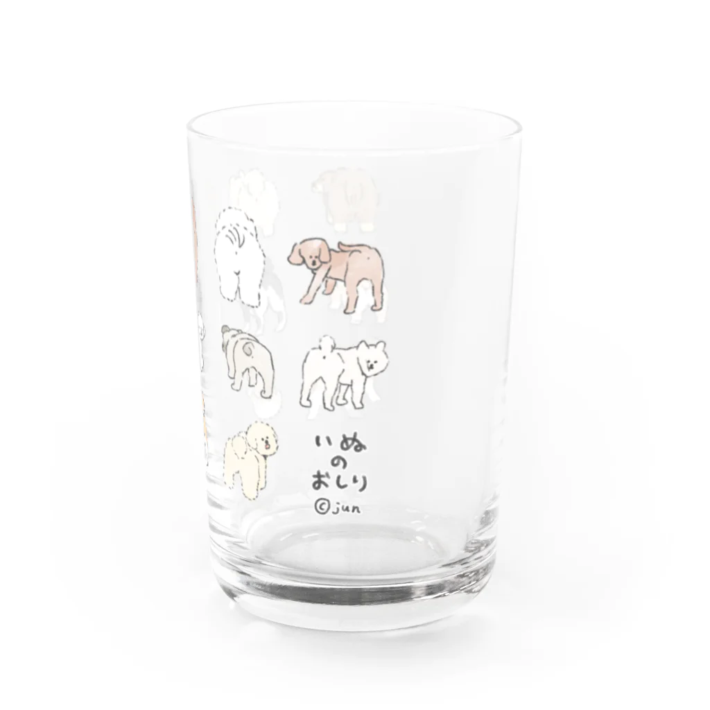 じゅんのいぬのおしり Water Glass :right