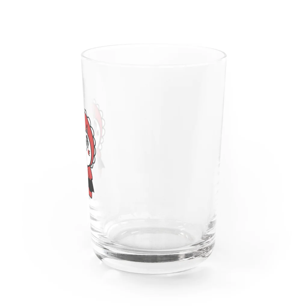 ねこのあかずきんちゃん Water Glass :right