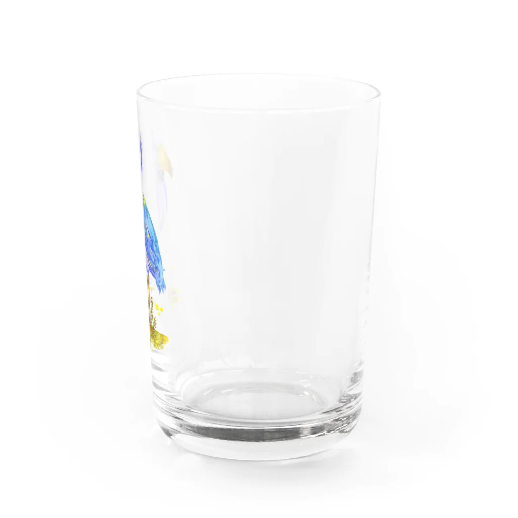 眠森舎のハシビロコウ先生 Water Glass :right