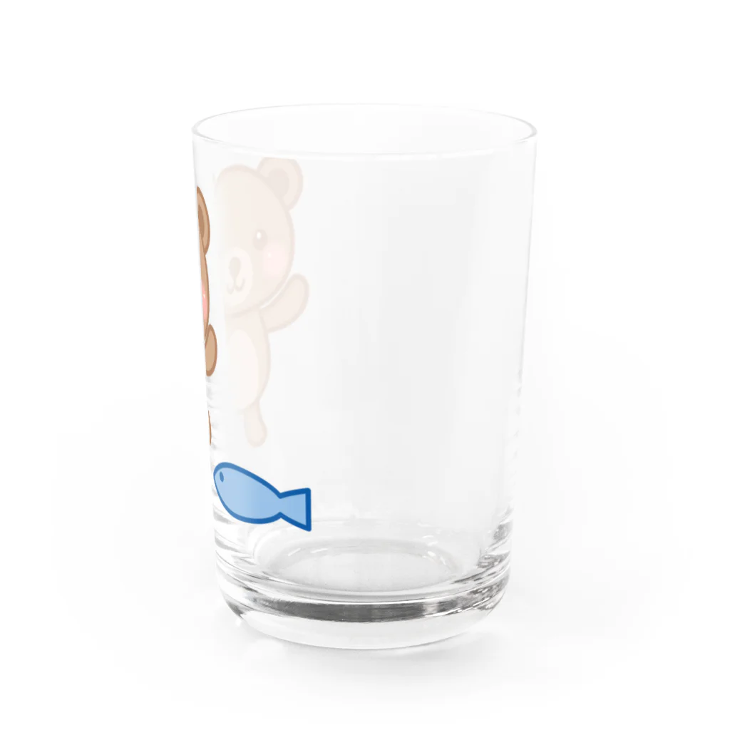 ゆっくまー(YouTube AokiCH)グッズ販売のゆっくまーグッズ Water Glass :right