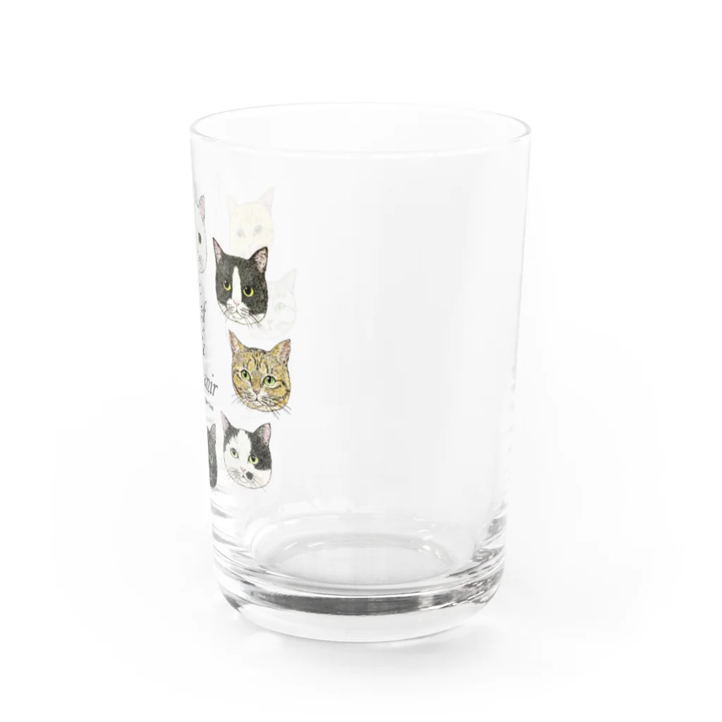 nemunoki paper itemの未来で出逢う猫 Water Glass :right