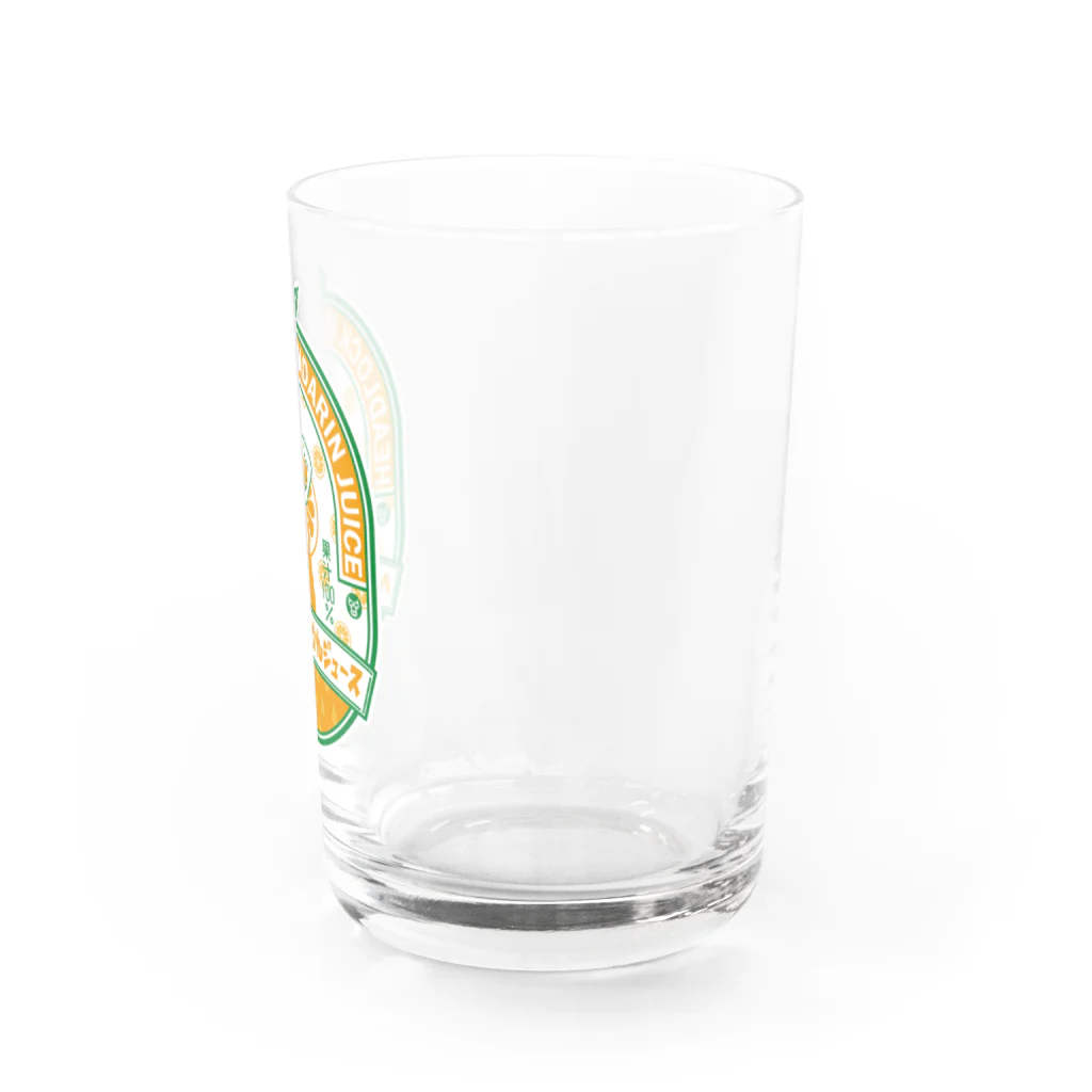 LUCHAのヘッドロックみかんジュース Water Glass :right