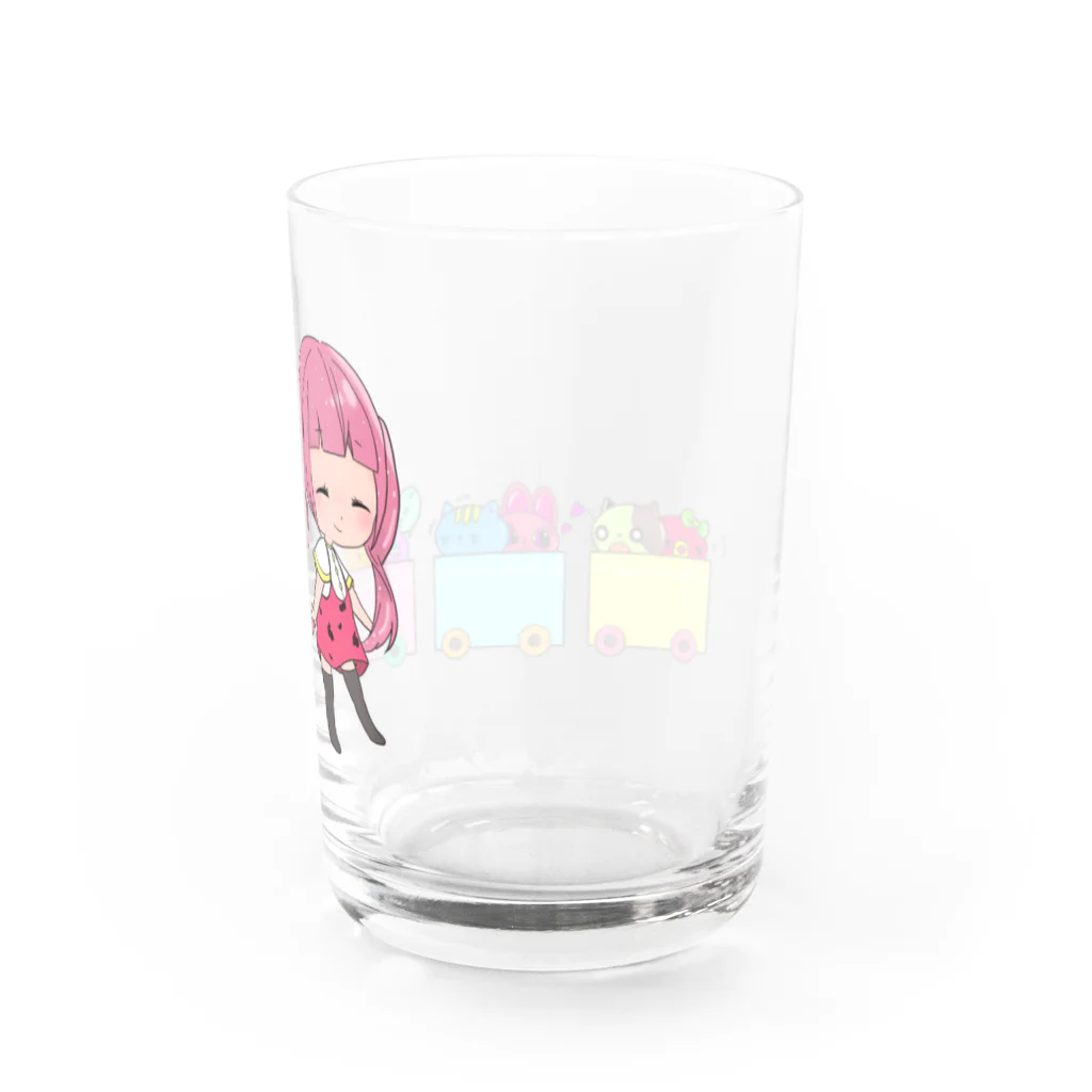 ミドリ ハナ@maro_coのちょっと散歩行ってくる Water Glass :right