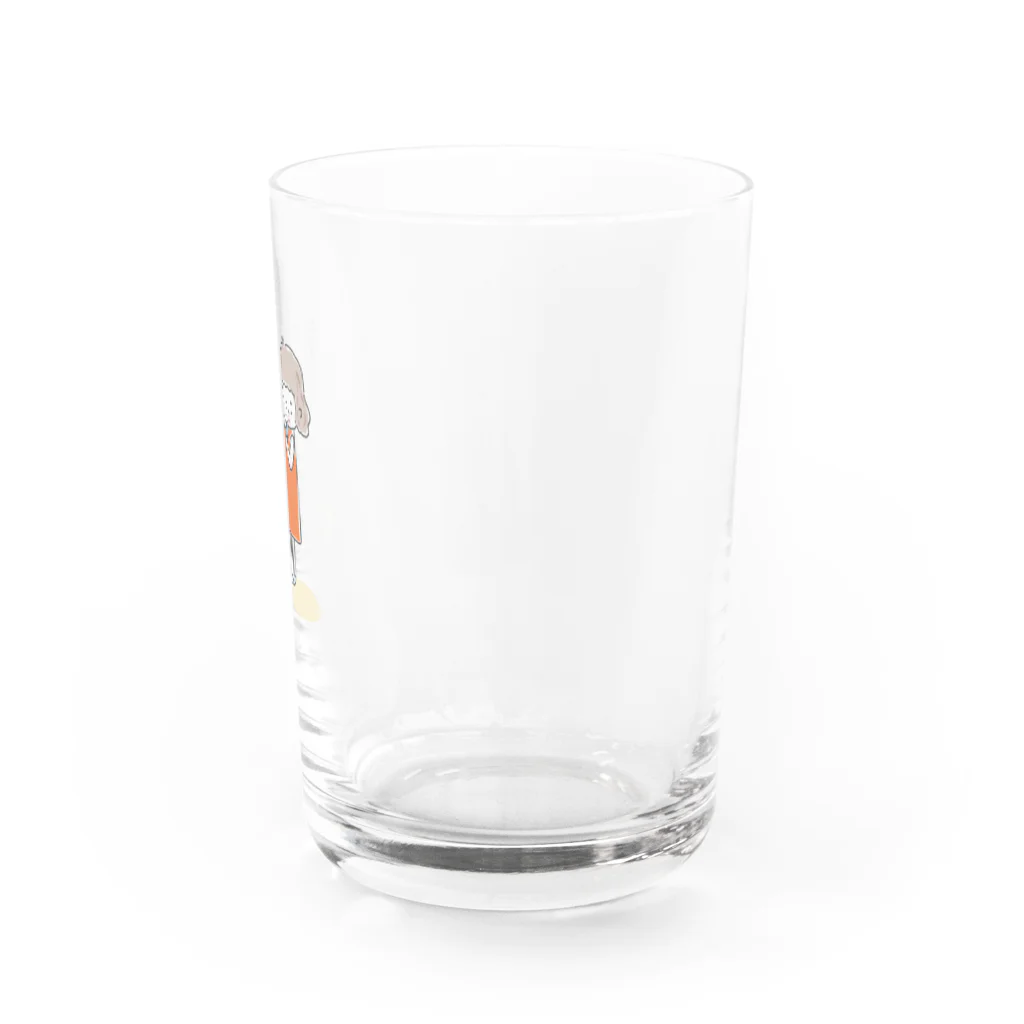 すたじお三日坊主の暑ガール Water Glass :right