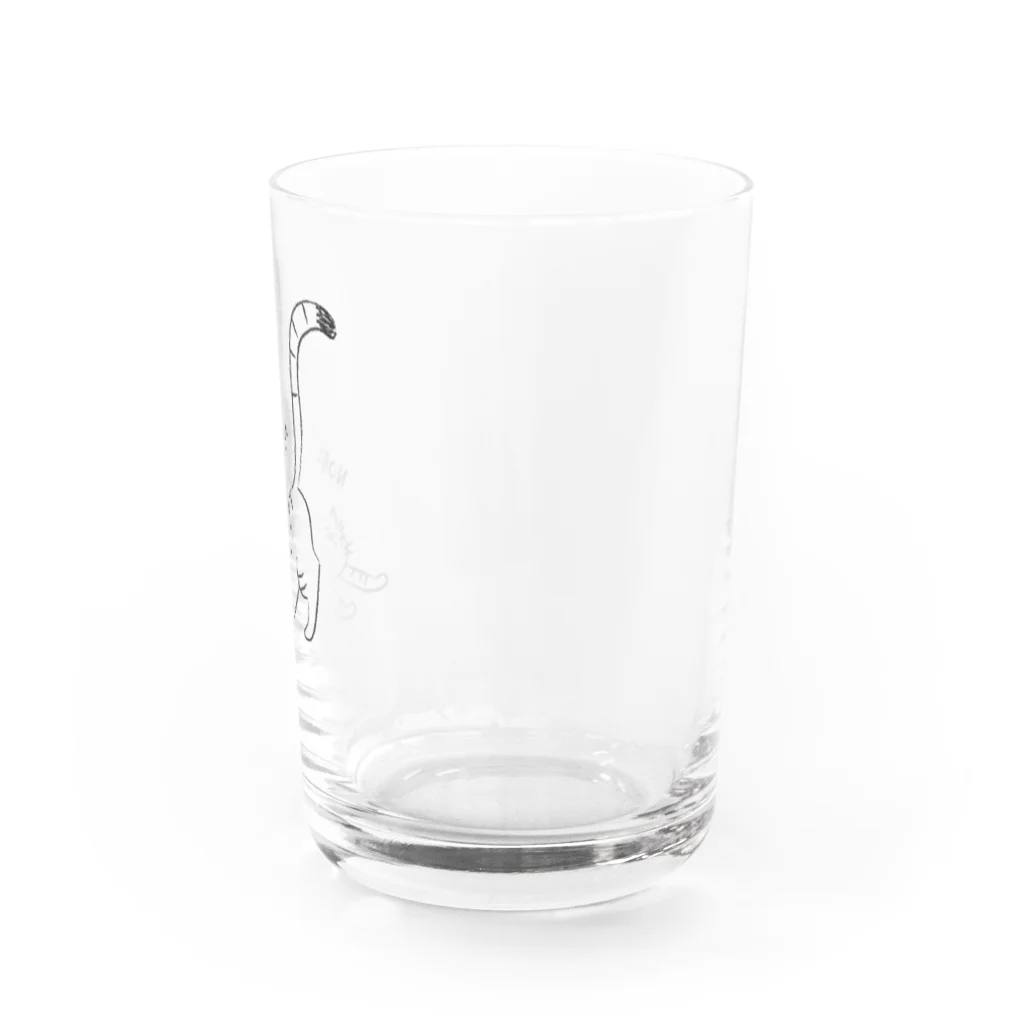 むしんちののびのび猫 Water Glass :right