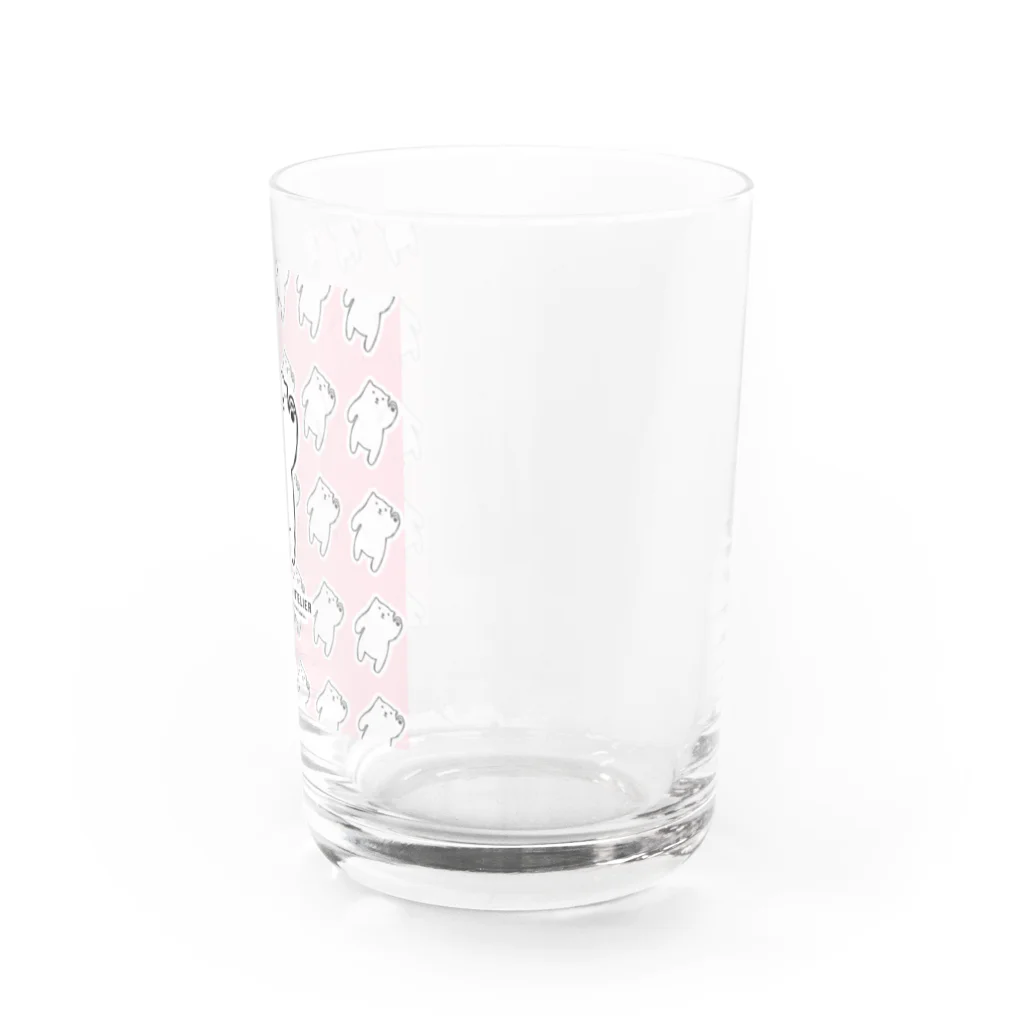 ぺちぺち工房 Pechi Pechi Atelierのしろくまがいっぱい Water Glass :right