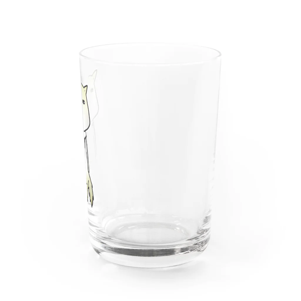 ぺちぺち工房 Pechi Pechi Atelierのちべっとすなぎつね Water Glass :right