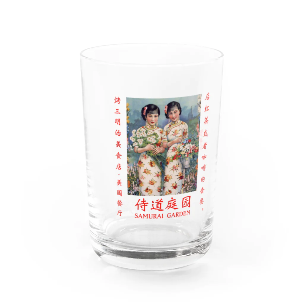 Samurai Gardenサムライガーデンの1922mug紅色 Water Glass :right