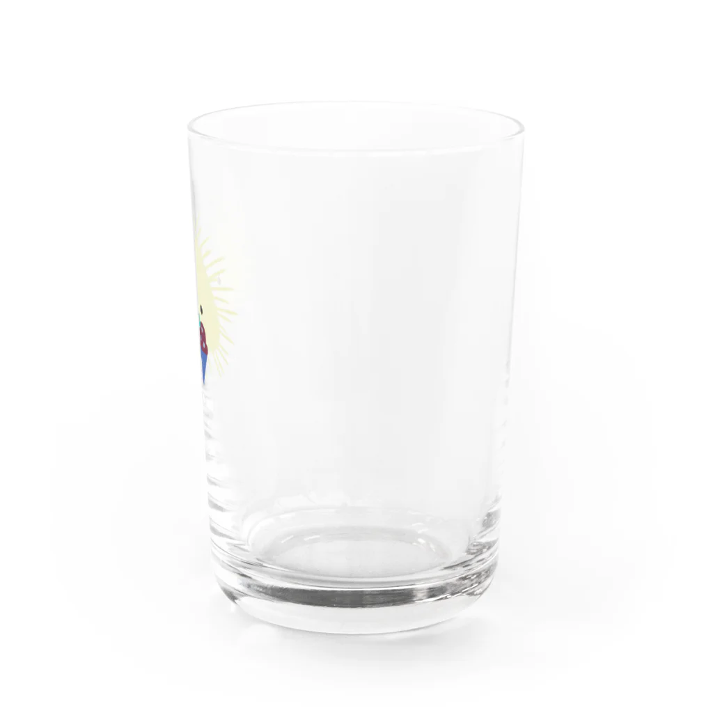 おもち屋さんのアイスうに(色反転) Water Glass :right