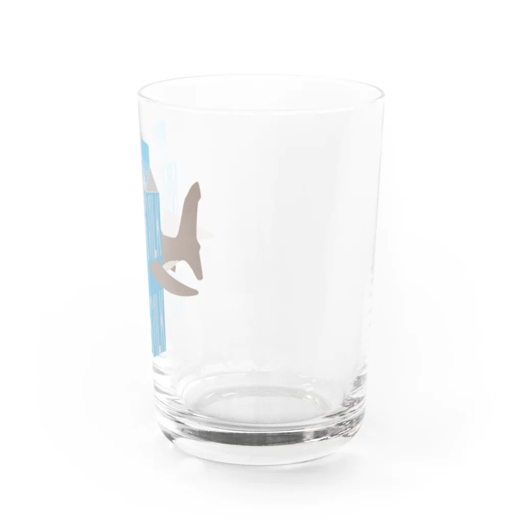 さかたようこ / サメ画家のサメ ミルク Water Glass :right