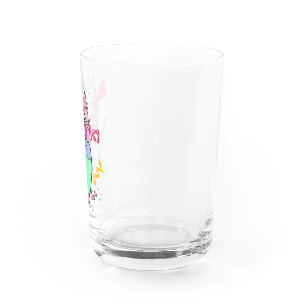 tottoのDokiっとキャット(ピンク) Water Glass :right