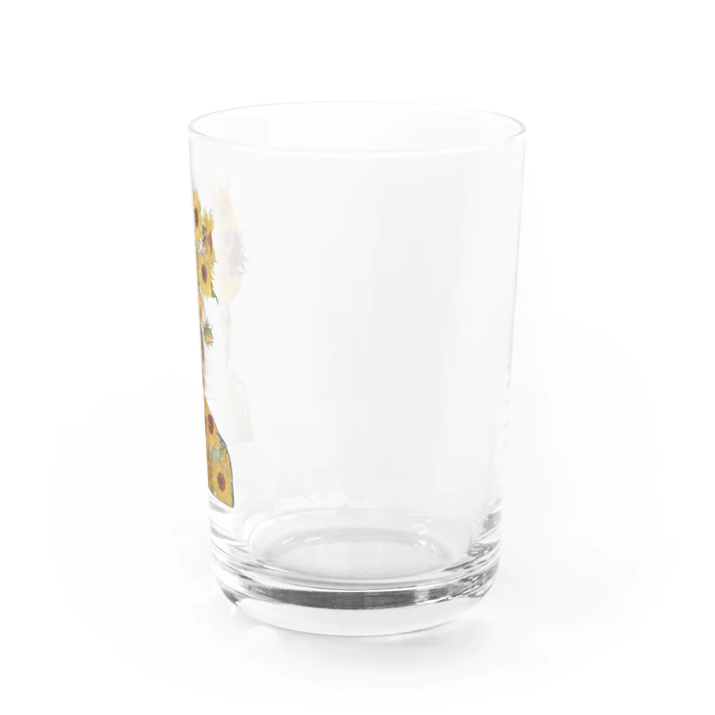 R.MUTT2024の向日葵とゴッホ Water Glass :right