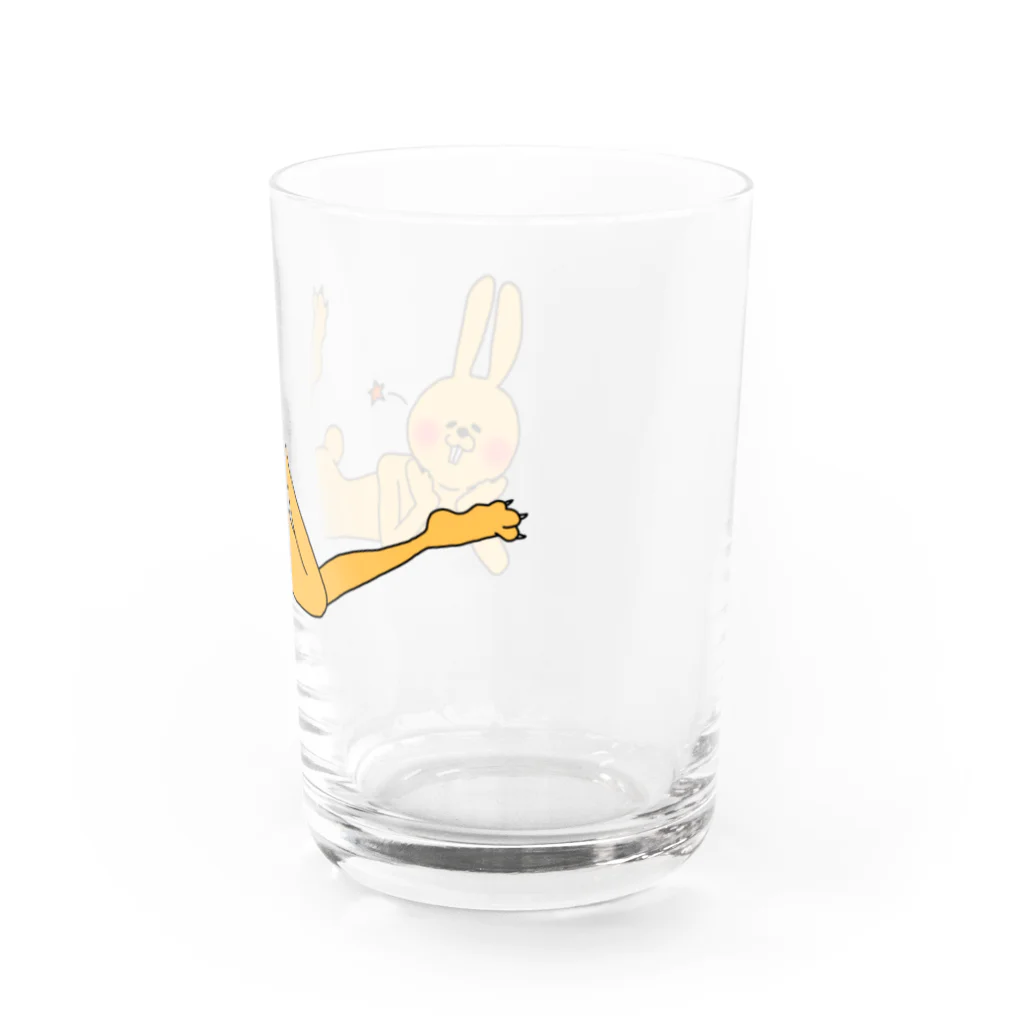 lililililのきゃぴっとうさぎさん Water Glass :right