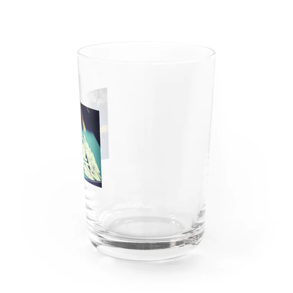 ニブイチ屋の捲りトップ Water Glass :right